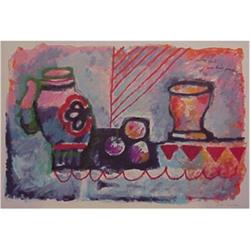 Theo Tobiasse (b. 1927) Israeli NATURE MORTE