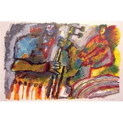 Theo Tobiasse (b. 1927) Israeli SERENADE POUR
