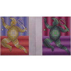 Victor Vasarely (1908-1997) Hungarian TENNIS