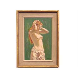 Vukovic (20th Century) American NUDE LADY ON