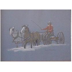 Robert B. Wagoner (b. 1928) American COWBOY R