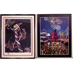 H Wysocki (20th Century) American UNFURLING O