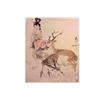 Image 1 : Yang Sha (b. 1940) Chinese WOMAN WITH DEER, i