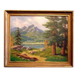 Norman Yeckley (b. 1914) American LANDSCAPE,