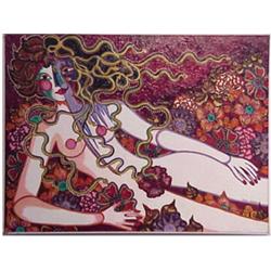 Mara Abboud (20th Century) American TWO FACES