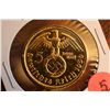 Image 1 : 1936 Gold Coated Nazi 5 Marks