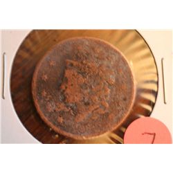 188? Lg Cent (Low Grade,Incomplete Date)