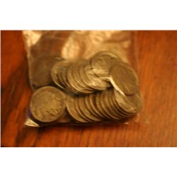 Lot Of 40 Buffalo Nickels