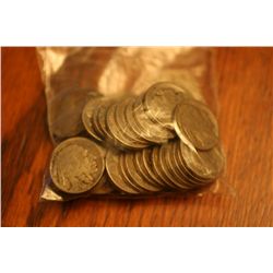 Lot Of 40 Buffalo Nickels