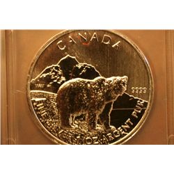 2011 Canadian Wildlife (Grizzly) (ICG-MS65)