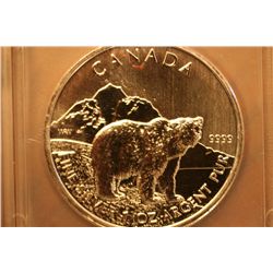 2011 Canadian Wildlife (Grizzly) (ICG-MS65)