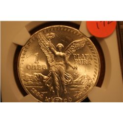 1984 Mexico Libertad (1 oz.) (NGC-MS66)