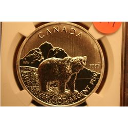 2011 Canadian Wildlife (Grizzly) (NGC-MS68)