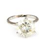 Image 2 : 5.83. ct Round cut Diamond Solitaire Ring,  H-K, SI-I