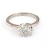 Image 1 : 2.15 ct Round cut Diamond Solitaire Ring,  H-K, SI-I