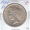 Image 1 : 1934 D $1 PEACE DOLLAR