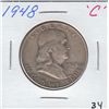 Image 1 : 1948 FRANKLIN HALF SILVER