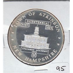 NEW HAMPSHIRE PROOF SILVER ROUND