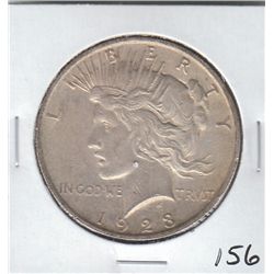 1923 SILVER $1 PEACE