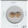 Image 1 : MEXICO GOLD WEDDING TOKEN & MINI WALKING LIBERTY TOKEN
