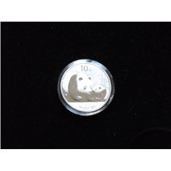 PANDA CHINA SILVER 1 OUNCE .999 FINE 2011