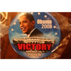 2008 Obama Victory 3 Inch Pin