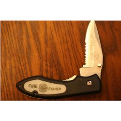 Fire Fighter Clip On Pocket Knife