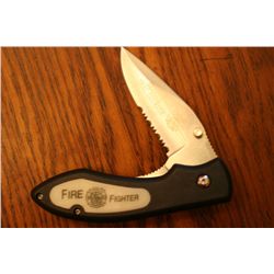 Fire Fighter Clip On Pocket Knife