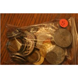 Lot of 50 World Coins and Token