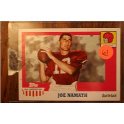 Topps Joe Namath Football Card