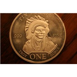 .999 troy once of tin bullion