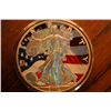 Image 1 : 2002 hologram and painted silver eagle