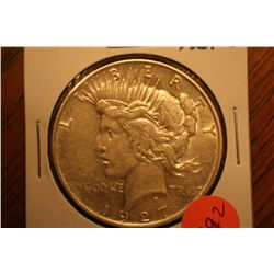 1927-d peace dollar