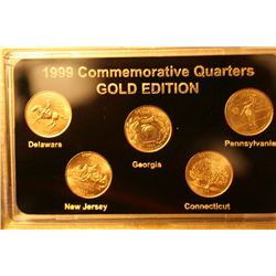 1999 state quart gold edition