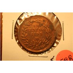 1891 mexico un centavos