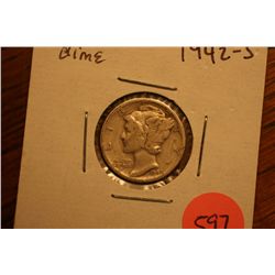 1942-s mercury dime