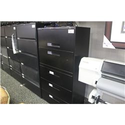 GLOBAL 5 DRAWER LATERAL FILE CABINET