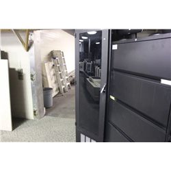 BLACK SERVER CABINET WITH UPS
