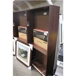 6FT MAHOGANY BOOKSHELF