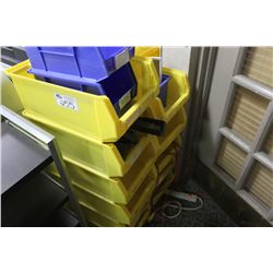 ASSORTED PLASTIC BINS