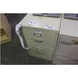 TAN 2 DRAWER LEGAL FILE CABINET