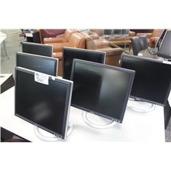 6 FLAT PANEL MONITORS