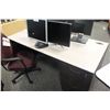 Image 1 : SINGLE PEDESTAL COMPUTER DESK