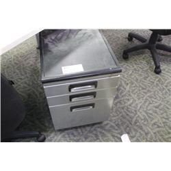 GREY MOBILE PEDESTAL