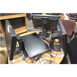 4 ASSORTED FLAT PANEL MONITORS