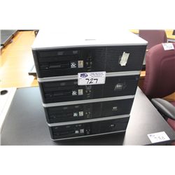 4 HP COMPAQ ATHLON X2 COMPUTER