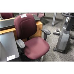 BURGANDY TASK CHAIR