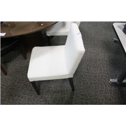 4 WHITE DINING CHAIRS