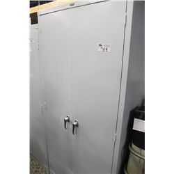 METAL 2 DRAWER STORAGE CABINET