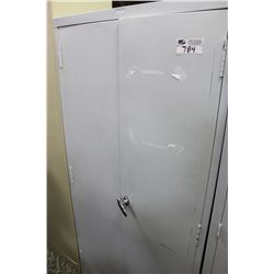 METAL 2 DRAWER STORAGE CABINET